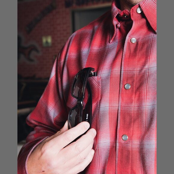 DIXXON FLANNEL x SWITCH SUSPENSION - GAME OVER Flannel Shirt - Men's Medium - Picture 11 of 13